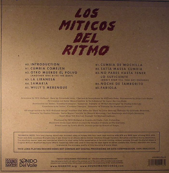 Los Míticos Del Ritmo - Los Míticos Del Ritmo | Soundway (SNDWLP036) - 2 Los Míticos Del Ritmo - Los Míticos Del Ritmo | Soundway (SNDWLP036) - 2