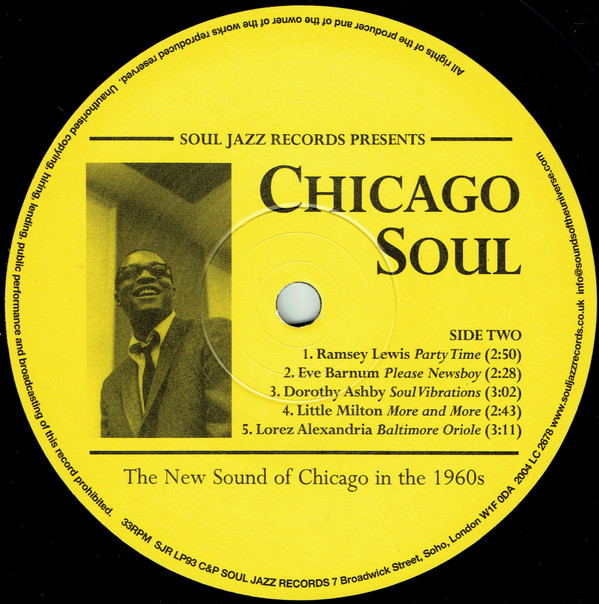 Various - Chicago Soul | Soul Jazz Records (SJR LP93) - 4 Various - Chicago Soul | Soul Jazz Records (SJR LP93) - 4