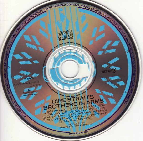 Dire Straits - Brothers In Arms | Vertigo (P2 24499) - 3