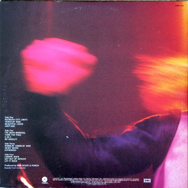 Bob Seger And The Silver Bullet Band - Live Bullet | Capitol Records (SKBB-11523) - 3