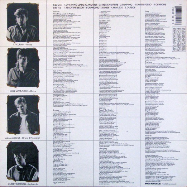 The Fixx - Reach The Beach | MCA Records (MCA-5419) - 2 The Fixx - Reach The Beach | MCA Records (MCA-5419) - 2