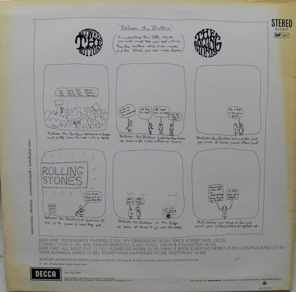 The Rolling Stones - Between The Buttons | Decca (211 017) - 2