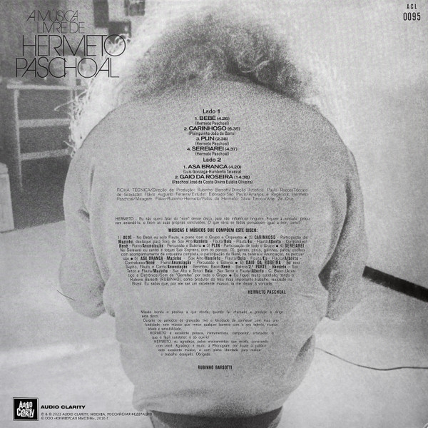 Hermeto Pascoal - A Música Livre De Hermeto Paschoal | Audio Clarity (ACL0095LP) - 2