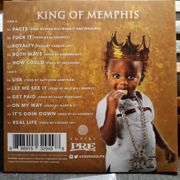 Young Dolph - King Of Memphis | Paper Route Empire (ERE317 RE-1) - 2