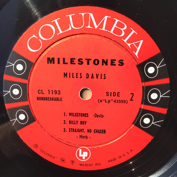 Miles Davis - Milestones | Columbia (CL 1193) - 4