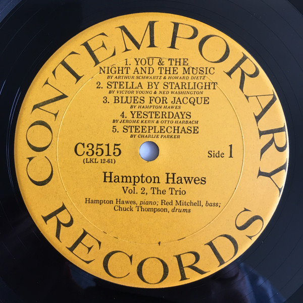 Hampton Hawes - This Is Hampton Hawes Vol. 2: The Trio | Contemporary Records (C3515) - 3 Hampton Hawes - This Is Hampton Hawes Vol. 2: The Trio | Contemporary Records (C3515) - 3