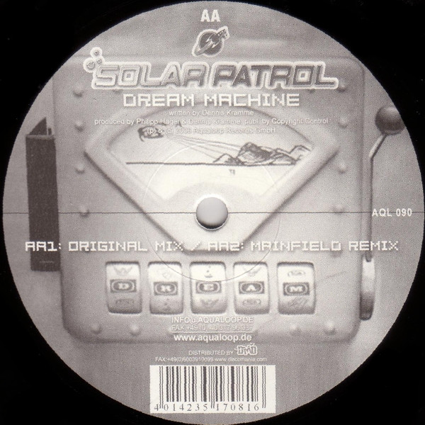 Axel Coon / Solar Patrol - 3rd Base / Dream Machine | Aqualoop Records (AQL 090) - 2