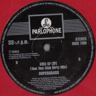 Supergrass - Kiss Of Life (Tom Tom Club Remixes) | Parlophone (KISS TOM) - 2
