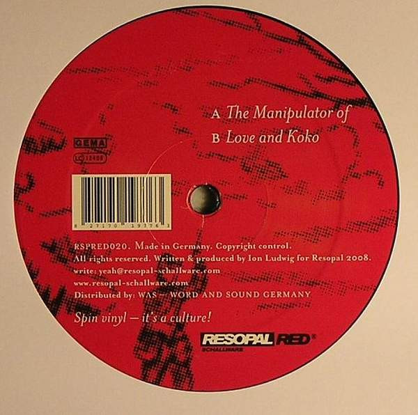 Ion Ludwig - The Manipulator Of | Resopal Red (RSP RED 020)
