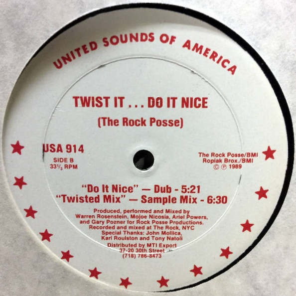 The Rock Posse - Twist It ... Do It Nice | United Sounds of America (USA 914) - 2
