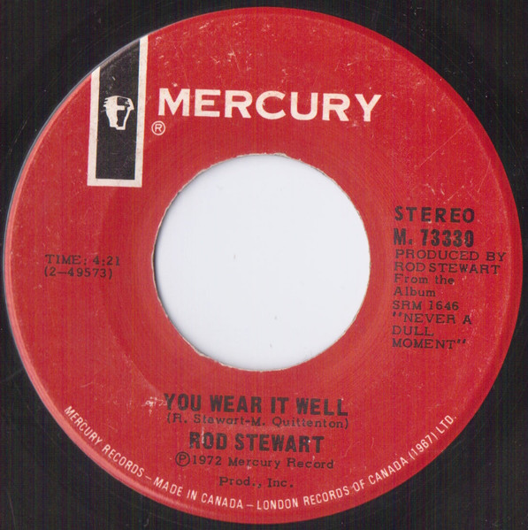 Rod Stewart - You Wear It Well | Mercury (M. 73330) - main