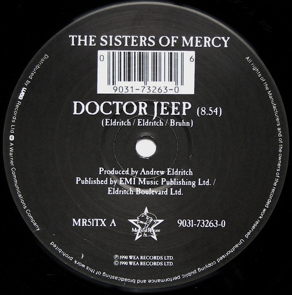 The Sisters Of Mercy - Doctor Jeep | Merciful Release (MR51TX) - 4