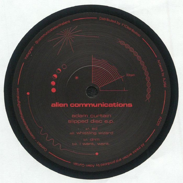 Adam Curtain - Slipped Disc | Alien Communications (AC011)