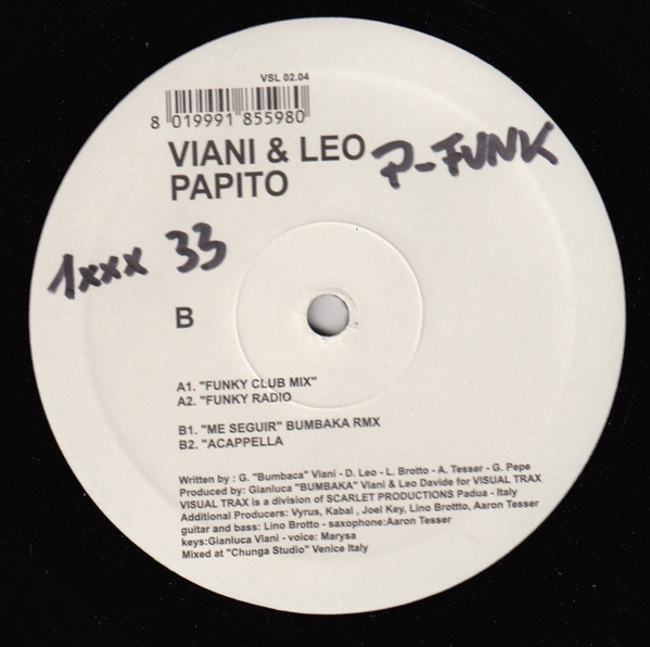 Viani & Leo - Papito | Visual trax (VSL 02.04) - main Viani & Leo - Papito | Visual trax (VSL 02.04) - main