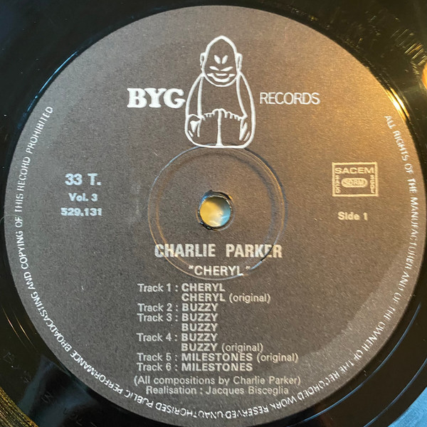 Charlie Parker - The Complete Charlie Parker (Vol 3) | BYG Records (BYG 529 131) - 3
