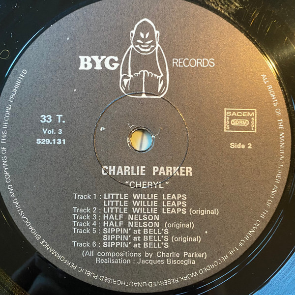 Charlie Parker - The Complete Charlie Parker (Vol 3) | BYG Records (BYG 529 131) - 4