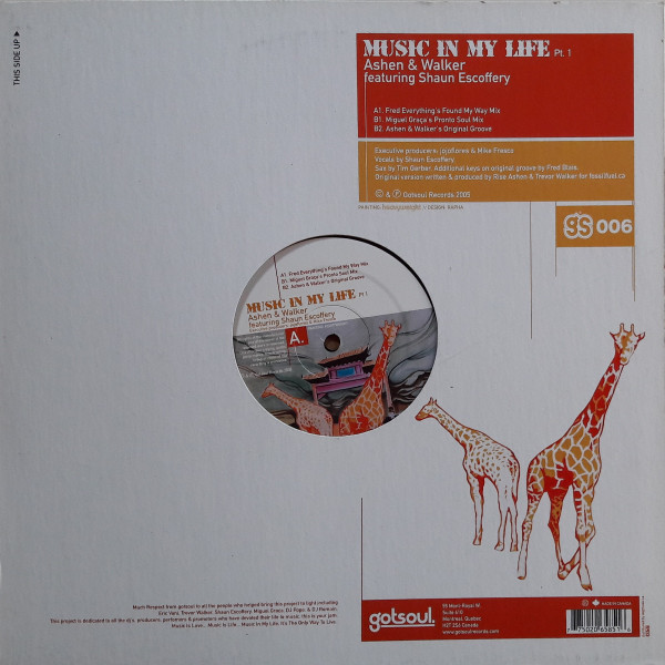 Ashen & Walker  &  Shaun Escoffery - Music In My Life Pt. 1 | Gotsoul Records (GS 006)