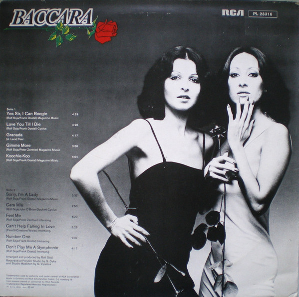 Baccara - Baccara | RCA (PL 28316) - 2