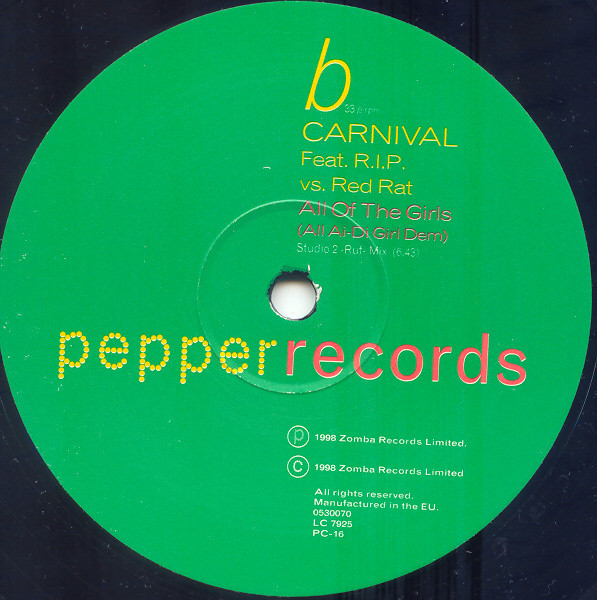 Carnival Feat. R.I.P. Productions Vs. Red Rat - All Of The Girls (All Ai-Di Girl Dem) | Pepper Records (0530070) - 4