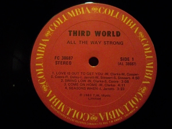 Third World - All The Way Strong | Columbia (FC 38687) - 2