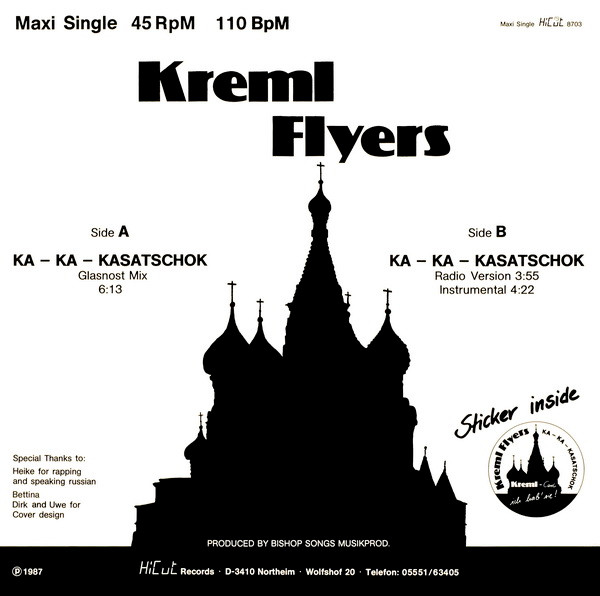 Kreml Flyers - Ka-Ka-Kasatschok | Hicut Records (HiCut 8703) - 2