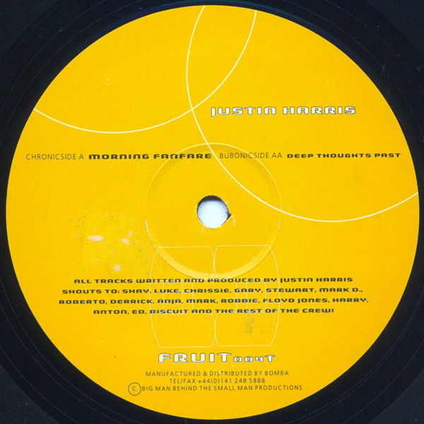Justin Harris - Morning Fanfare / Deep Thoughts Past | Monkey Fruit (FRUIT 004 T) Justin Harris - Morning Fanfare / Deep Thoughts Past | Monkey Fruit (FRUIT 004 T)