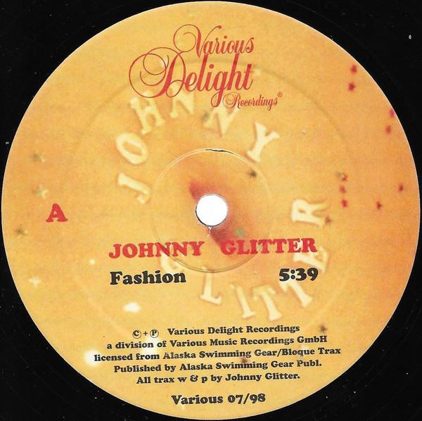 Johnny Glitter - Fashion | Various Delight Recordings (Various 07/98)