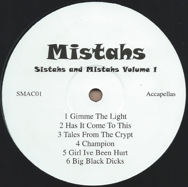 Various - Sistahs And Mistahs Volume 1 | Not On Label (SMAC01) - 2