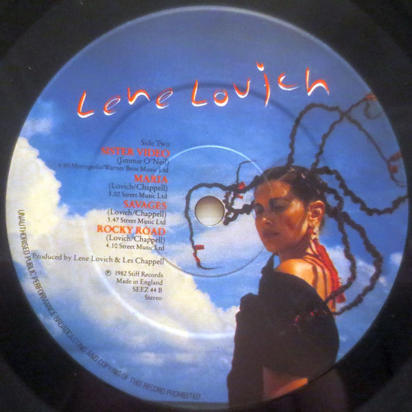 Lene Lovich - No Man's Land | Stiff Records (SEEZ 44) - 4