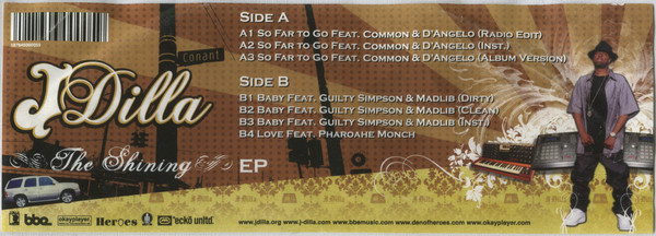 J Dilla - The Shining EP | BBE (BBE 12037) - 4