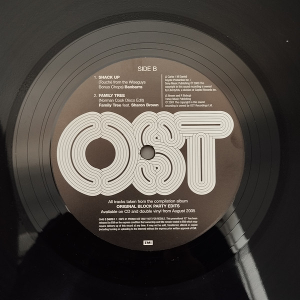 Various - Original Block Party Edits | Original Sound Track Recordings (OBPE 01) - 4