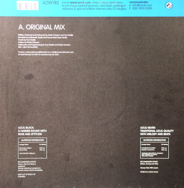 Silver Sonic - Electric Disco Tease | Azuli Records (AZNY182) - 2