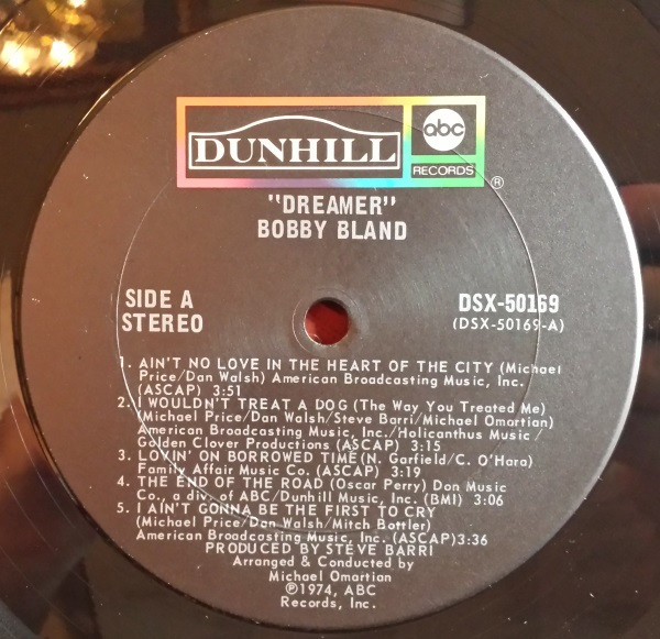 Bobby Bland - Dreamer | Dunhill (DSX-50169) - 4 Bobby Bland - Dreamer | Dunhill (DSX-50169) - 4