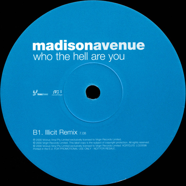 Madison Avenue - Who The Hell Are You | Vicious Grooves (VCRTDJ 70) - 4
