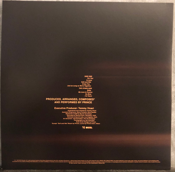 Prince - For You | Warner Records (R1 3150)