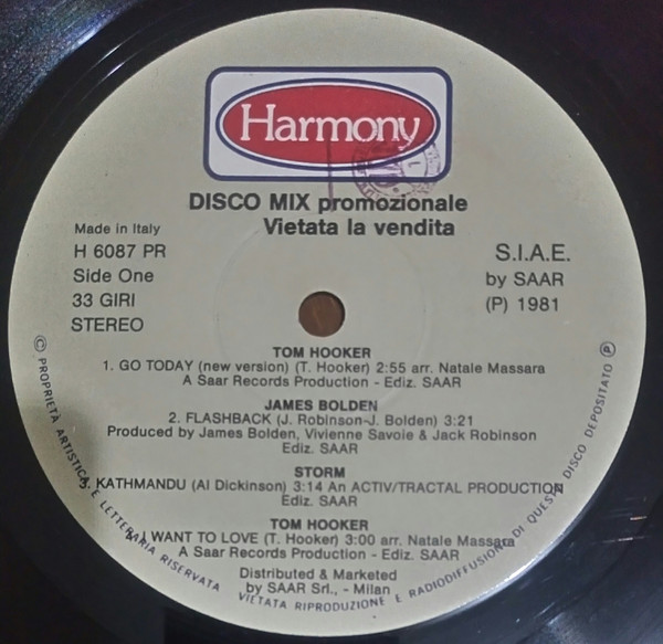 Various - Disco Mix Promozionale | Harmony (H 6087) Various - Disco Mix Promozionale | Harmony (H 6087)