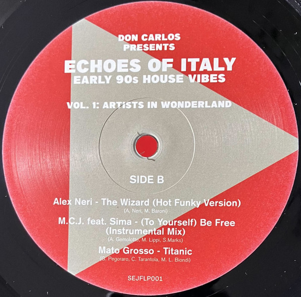 Don Carlos - Echoes Of Italy (Early 90s House Vibes) (Vol. 1 Artists In Wonderland) | Jungle Fantasy Records (SEJFLP001) - 3
