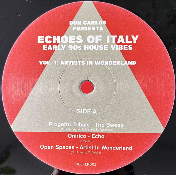 Don Carlos - Echoes Of Italy (Early 90s House Vibes) (Vol. 1 Artists In Wonderland) | Jungle Fantasy Records (SEJFLP001) - 2