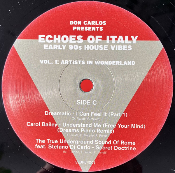 Don Carlos - Echoes Of Italy (Early 90s House Vibes) (Vol. 1 Artists In Wonderland) | Jungle Fantasy Records (SEJFLP001) - 4