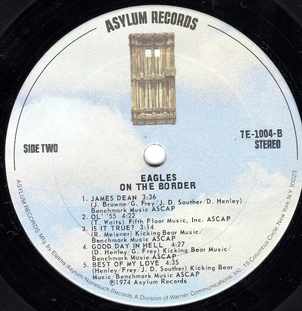 Eagles - On The Border | Asylum Records (7E-1004)