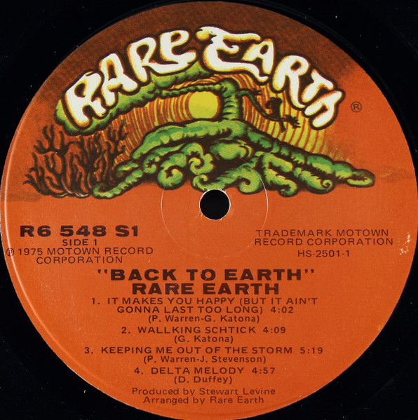 Rare Earth - Back To Earth | Rare Earth (R6-548S1) - 3