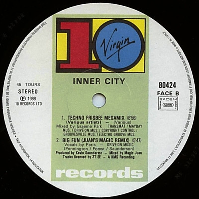 Inner City - Big Fun (LA Big Big Fun Remix) | 10 Records (80424) - 4 Inner City - Big Fun (LA Big Big Fun Remix) | 10 Records (80424) - 4
