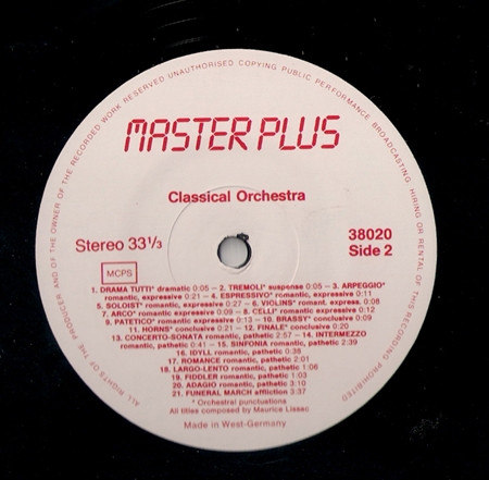 Pierre Devevey / Orchestre National De L'Opéra De Paris - Classical Orchestra | Master Plus (38020) - 3