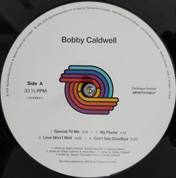 Bobby Caldwell - Bobby Caldwell | Be With Records (BEWITH158LP) - 3