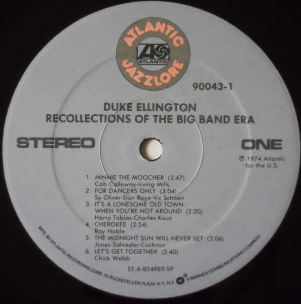 Duke Ellington - Recollections Of The Big Band Era | Atlantic (90043-1) - 4