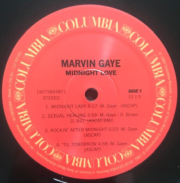 Marvin Gaye - Midnight Love | Columbia (19075843871) - 2