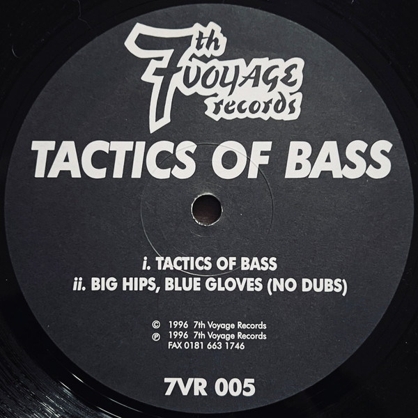 Tactics Of Bass - Tactics Of Bass | 7th Voyage (7VR 005) - main Tactics Of Bass - Tactics Of Bass | 7th Voyage (7VR 005) - main