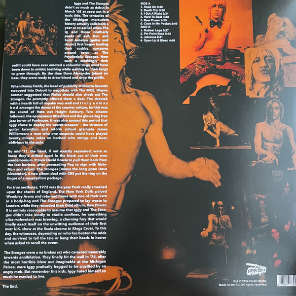 The Stooges - Keep Me Safe, Keep Me Sane (Rare Tracks 1972) | Dear Boss. (JACK 044LP) - 2 The Stooges - Keep Me Safe, Keep Me Sane (Rare Tracks 1972) | Dear Boss. (JACK 044LP) - 2