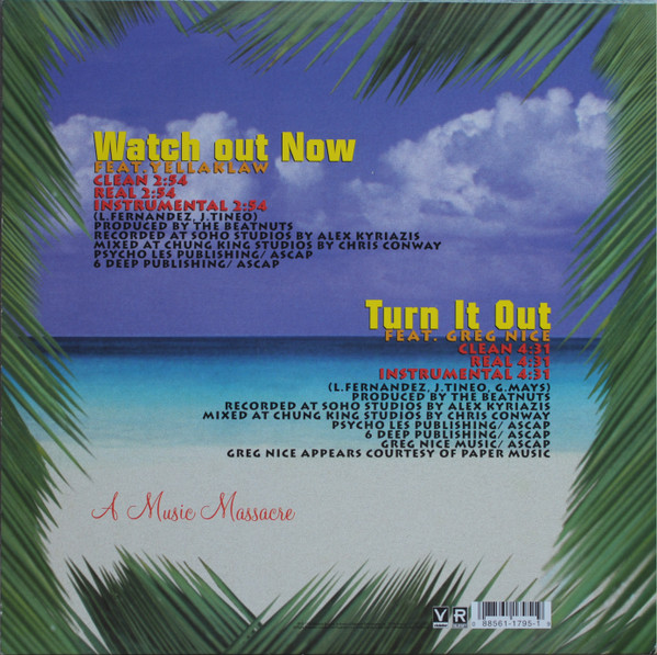 The Beatnuts - Watch Out Now | Relativity (88561-1795-1) - 2