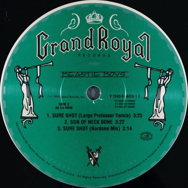 Beastie Boys - Sure Shot | Grand Royal (Y 7243 8 58226 1 2) - 4